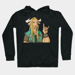 Headbanger's Bull Hoodie